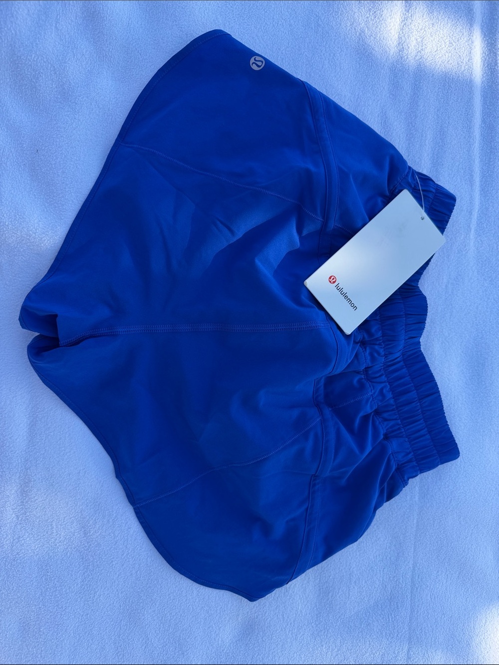 lululemon athletica Electric Blue Women’s Athletic Shorts - Picture 2 of 2